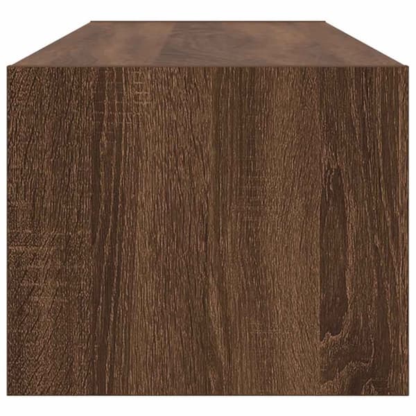 vidaXL TV-benker 2 stk brun eik 100x31x25,5 cm konstruert tre