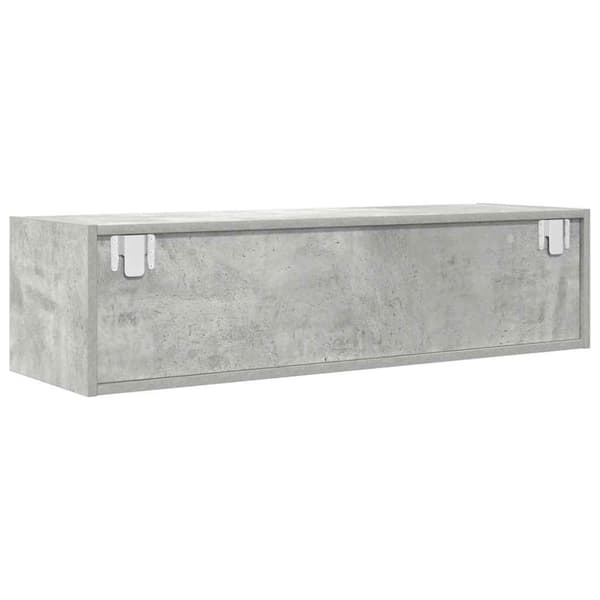 vidaXL TV-benker 2 stk betonggrå 100x31x25,5 cm konstruert tre