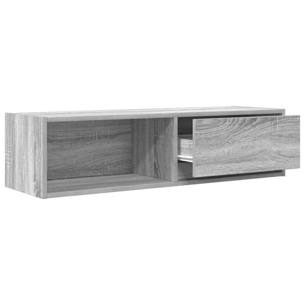 vidaXL tv-borde 2 stk. 100x31x25,5 cm konstrueret træ grå sonoma-eg