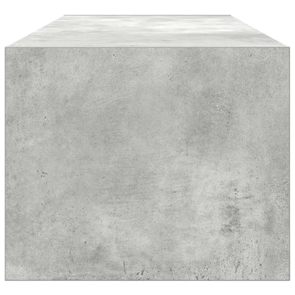 vidaXL tv-bord 100x31x25,5 cm konstrueret træ betongrå