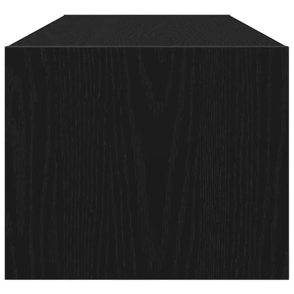 vidaXL TV-benk svart eik 100x31x25,5 cm konstruert tre