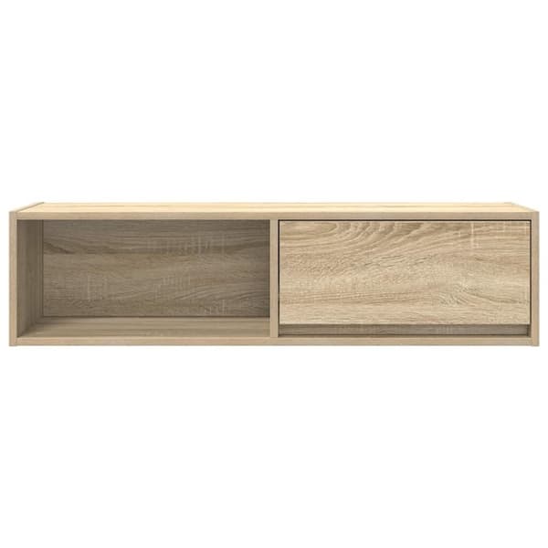 vidaXL tv-bord 100x31x25,5 cm konstrueret træ sonoma-eg