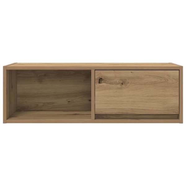 vidaXL tv-borde 2 stk. 80x31x25,5 cm konstrueret træ kunsteg