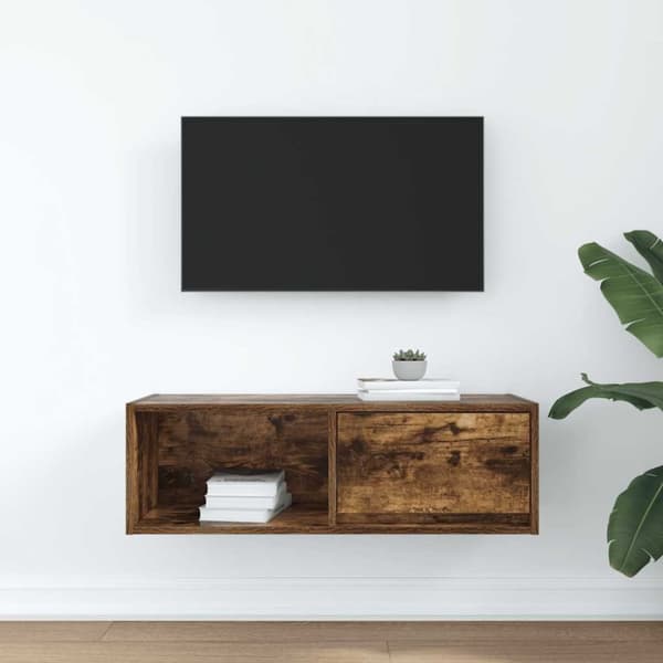 vidaXL TV-taso savutammi 80x31x25,5 cm tekninen puu