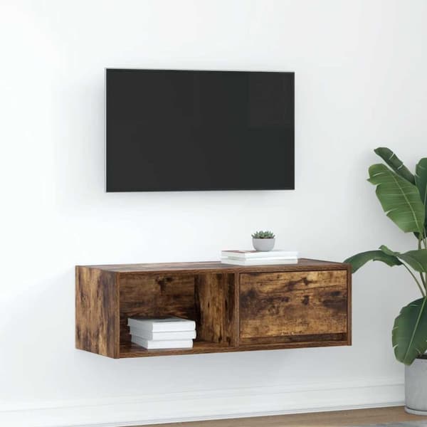 vidaXL TV-taso savutammi 80x31x25,5 cm tekninen puu