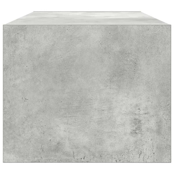 vidaXL TV-benker 2 stk betonggrå 80x31x25,5 cm konstruert tre