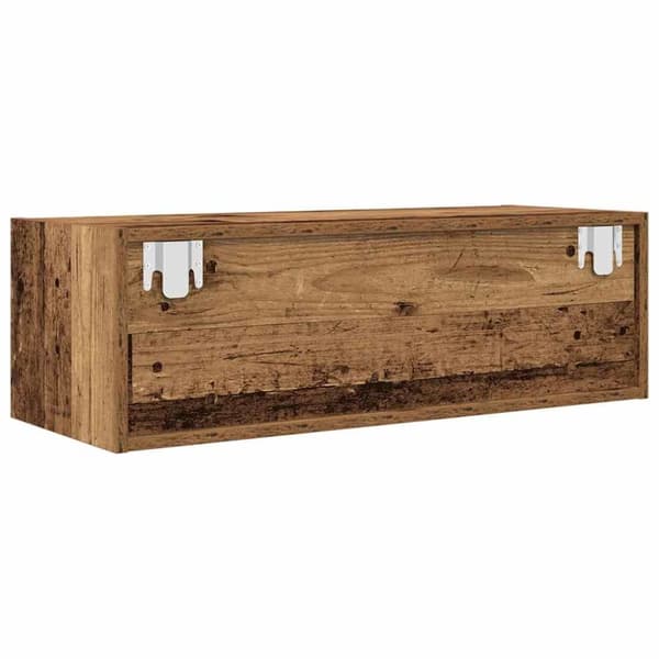 vidaXL TV-bänk gammalt trä 80x31x25,5 cm konstruerat trä