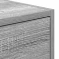 Miniatyrbilde 11 av 11: vidaXL TV-benk grå sonoma 80x31x25,5 cm konstruert tre
