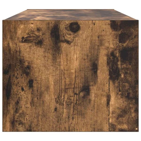 vidaXL TV-seinäkaappi 2 kpl savutammi 80x31x25,5 cm tekninen puu