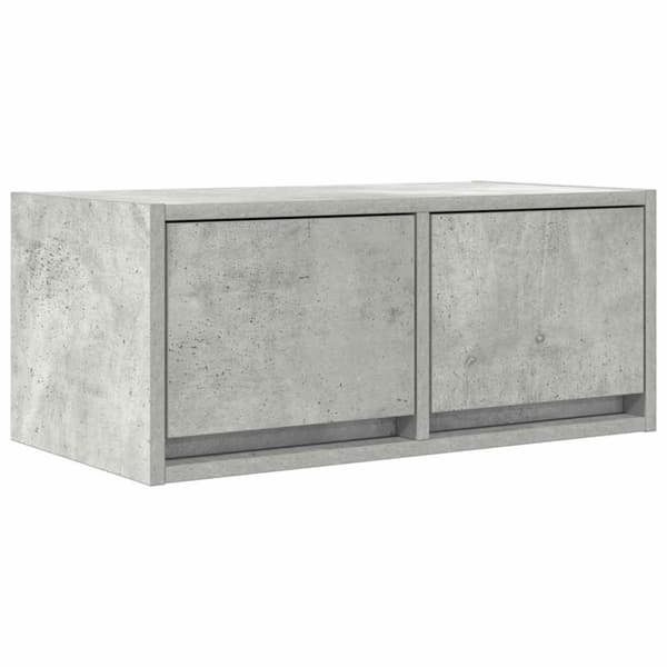 vidaXL TV-taso betoninharmaa 60x31x25,5 cm tekninen puu