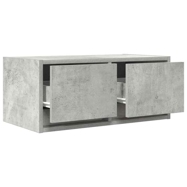 vidaXL TV-taso betoninharmaa 60x31x25,5 cm tekninen puu