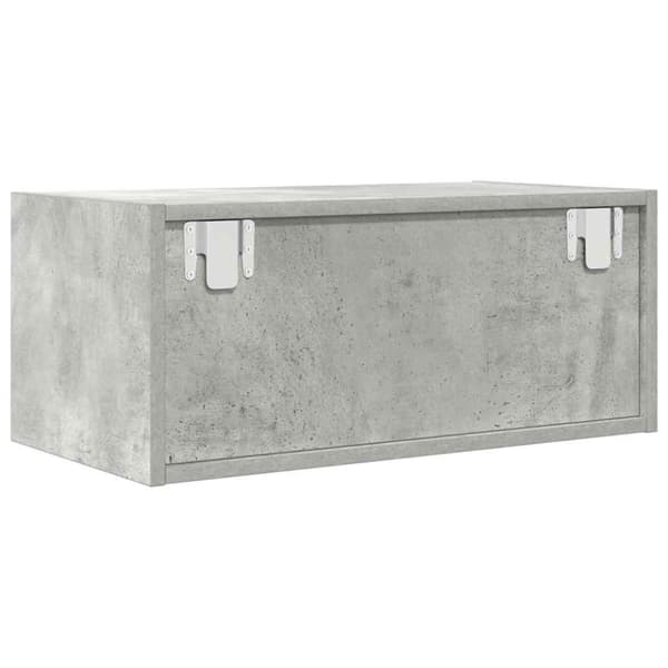 vidaXL TV-taso betoninharmaa 60x31x25,5 cm tekninen puu