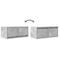 Pikkukuva 10 / 11: vidaXL TV-taso betoninharmaa 60x31x25,5 cm tekninen puu