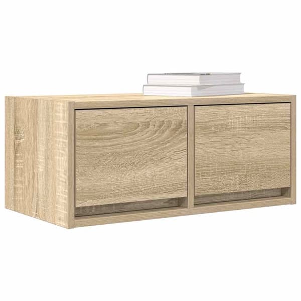 vidaXL TV-benk sonoma eik 60x31x25,5 cm konstruert tre