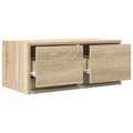 Miniatyrbilde 6 av 11: vidaXL TV-benk sonoma eik 60x31x25,5 cm konstruert tre