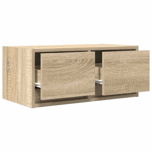 vidaXL TV-benk sonoma eik 60x31x25,5 cm konstruert tre