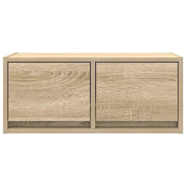 vidaXL TV-benk sonoma eik 60x31x25,5 cm konstruert tre