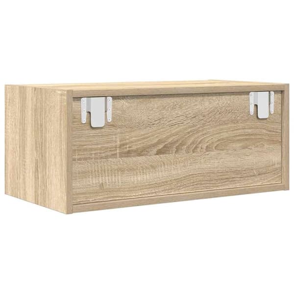 vidaXL TV-benk sonoma eik 60x31x25,5 cm konstruert tre
