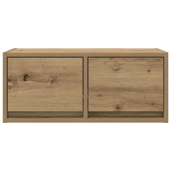vidaXL tv-borde 2 stk. 60x31x25,5 cm konstrueret træ kunsteg