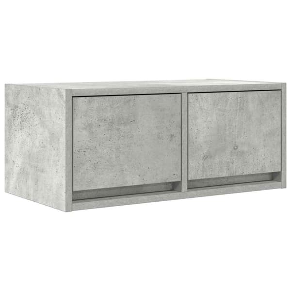 vidaXL TV-seinäkaapit 2 kpl betoninharmaa 60x31x25,5 cm tekninen puu