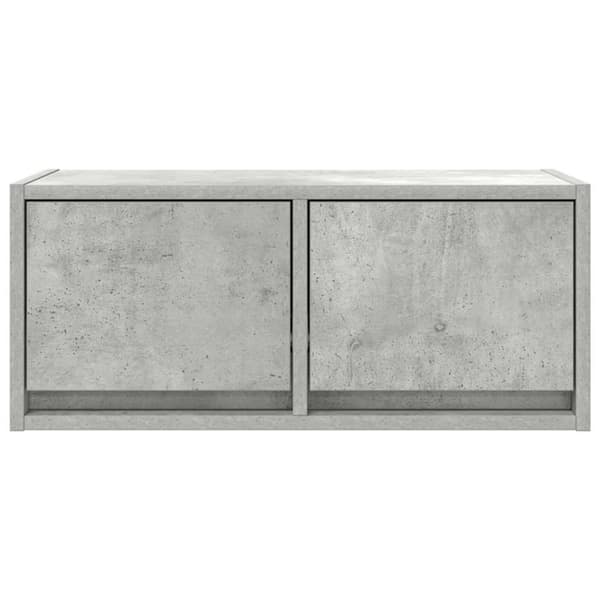 vidaXL TV-seinäkaapit 2 kpl betoninharmaa 60x31x25,5 cm tekninen puu