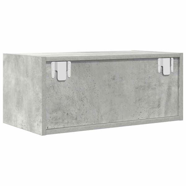 vidaXL TV-seinäkaapit 2 kpl betoninharmaa 60x31x25,5 cm tekninen puu