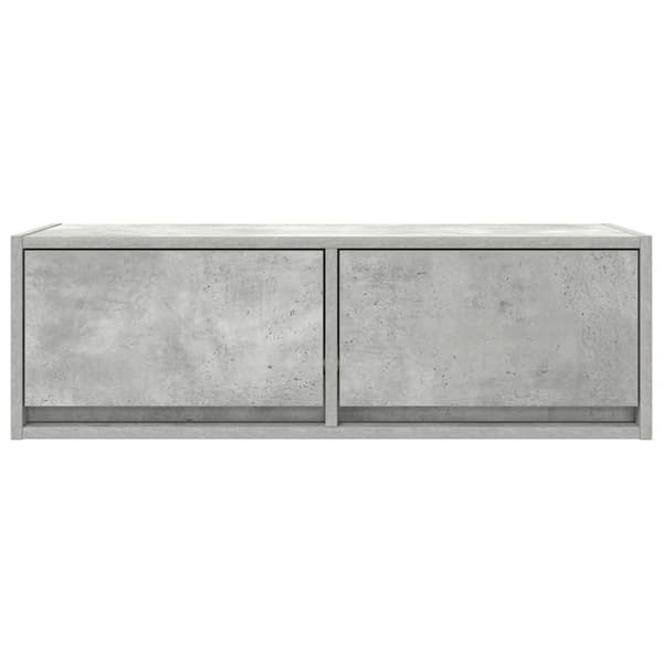 vidaXL tv-bord 80x31x25,5 cm konstrueret træ betongrå