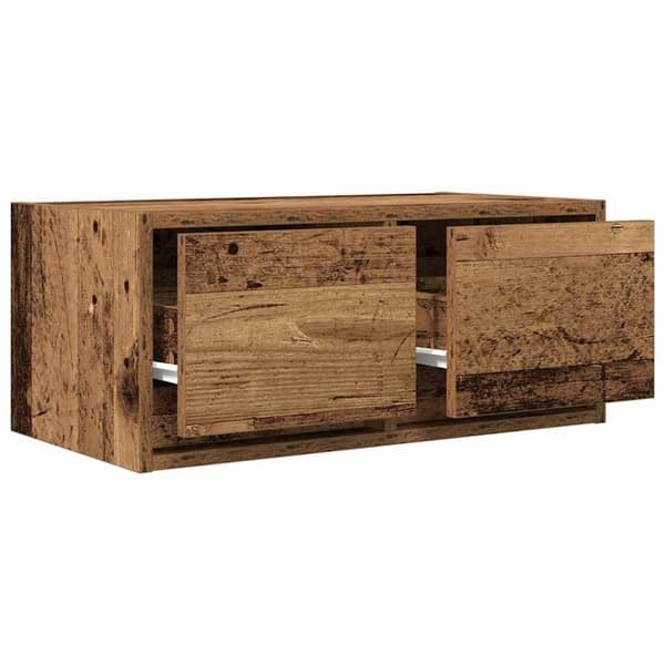 vidaXL TV-bänk gammalt trä 60x31x25,5 cm konstruerat trä