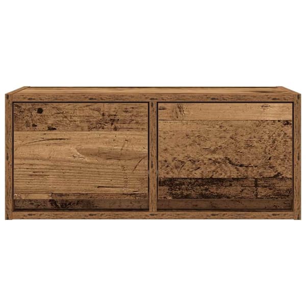 vidaXL TV-bänk gammalt trä 60x31x25,5 cm konstruerat trä