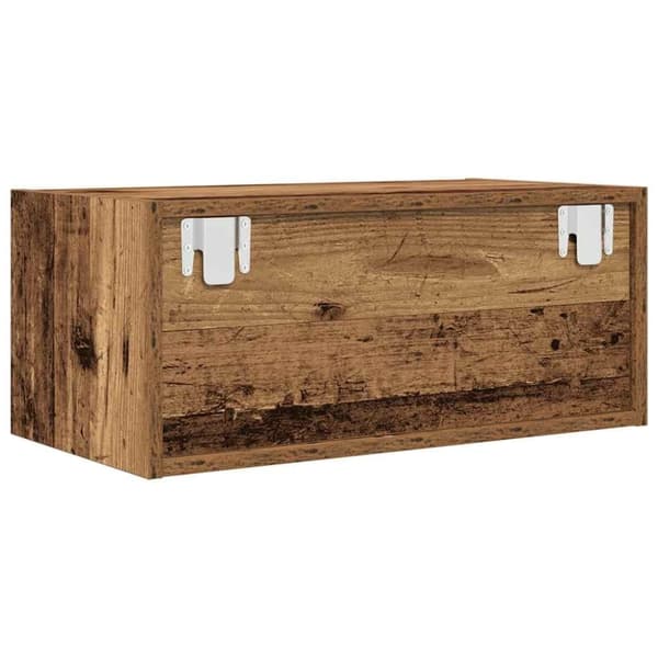 vidaXL TV-bänk gammalt trä 60x31x25,5 cm konstruerat trä