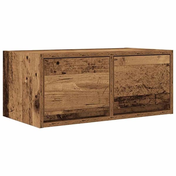 vidaXL TV-bänk gammalt trä 60x31x25,5 cm konstruerat trä