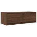 Miniatyrbilde 1 av 11: vidaXL TV-benk brun eik 80x31x25,5 cm konstruert tre