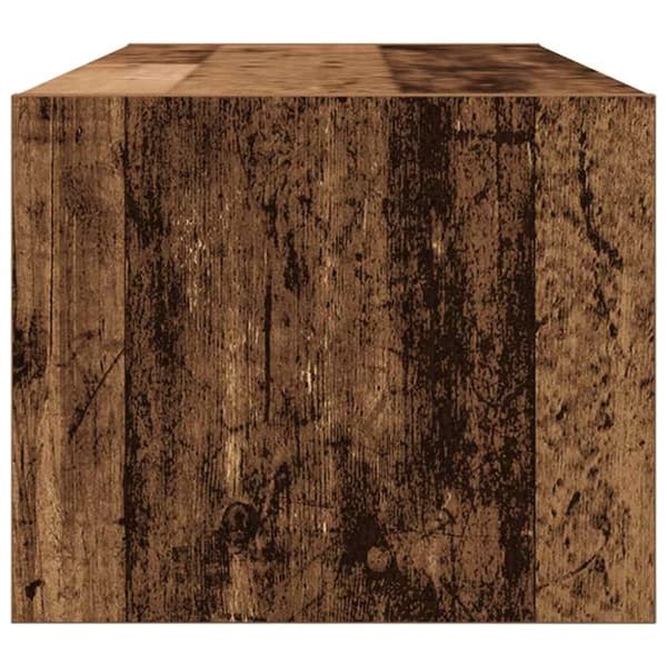 vidaXL TV-bänk gammalt trä 80x31x25,5 cm konstruerat trä