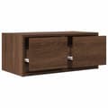 Miniatyrbilde 6 av 11: vidaXL TV-benker 2 stk brun eik 60x31x25,5 cm konstruert tre