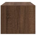 Miniatyrbilde 9 av 11: vidaXL TV-benker 2 stk brun eik 60x31x25,5 cm konstruert tre