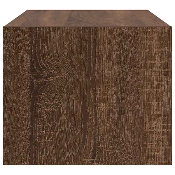 vidaXL TV-benker 2 stk brun eik 60x31x25,5 cm konstruert tre