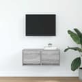 Miniatyrbild 4 av 11: vidaXL TV-bänk grå sonoma 60x31x25,5 cm konstruerat trä