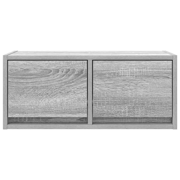 vidaXL TV-bänk grå sonoma 60x31x25,5 cm konstruerat trä