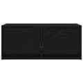 Miniatyrbilde 8 av 11: vidaXL TV-benker 2 stk svart eik 60x31x25,5 cm konstruert tre