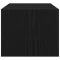 Miniatyrbilde 9 av 11: vidaXL TV-benker 2 stk svart eik 60x31x25,5 cm konstruert tre