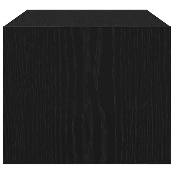 vidaXL TV-benker 2 stk svart eik 60x31x25,5 cm konstruert tre