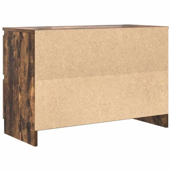 vidaXL tv-bord 80x35x54 cm konstrueret træ røget egetræsfarve