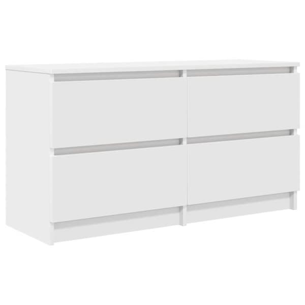 vidaXL tv-bord 100x35x54 cm konstrueret træ hvid