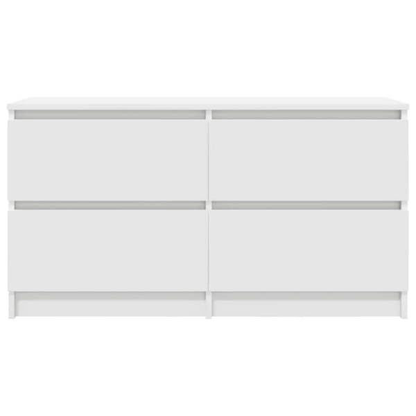 vidaXL tv-bord 100x35x54 cm konstrueret træ hvid