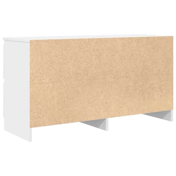 vidaXL tv-bord 100x35x54 cm konstrueret træ hvid