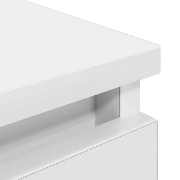 vidaXL tv-bord 100x35x54 cm konstrueret træ hvid