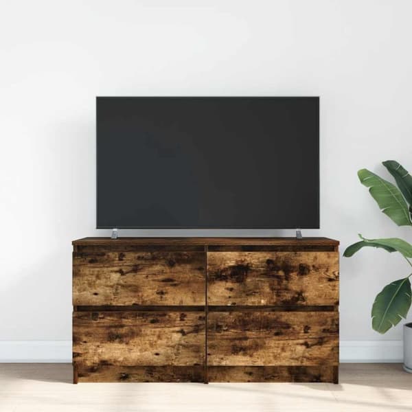 vidaXL TV-taso savutammi 100x35x54 cm tekninen puu