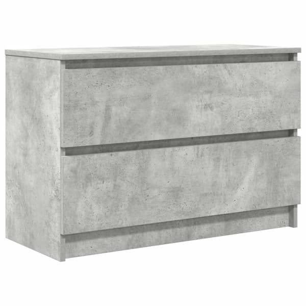 vidaXL tv-bord 80x35x54 cm konstrueret træ betongrå