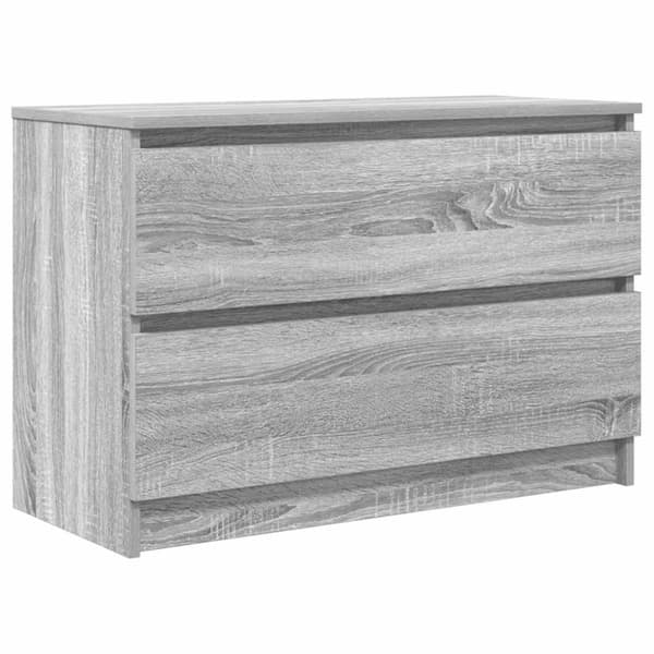 vidaXL tv-bord 80x35x54 cm konstrueret træ grå sonoma-eg