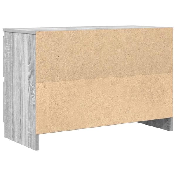 vidaXL tv-bord 80x35x54 cm konstrueret træ grå sonoma-eg